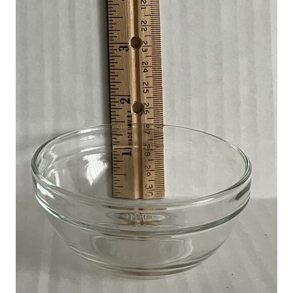Clear Glass Individual Cooking Prep Dipping Bowls Giftco 1296 Set of 6 NOB - Picture 5 of 7